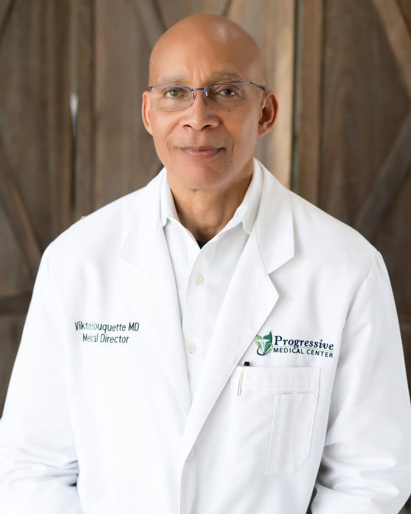 Portrait of Viktor Bouquette, MD, Medical Director at Progressive Medical Center