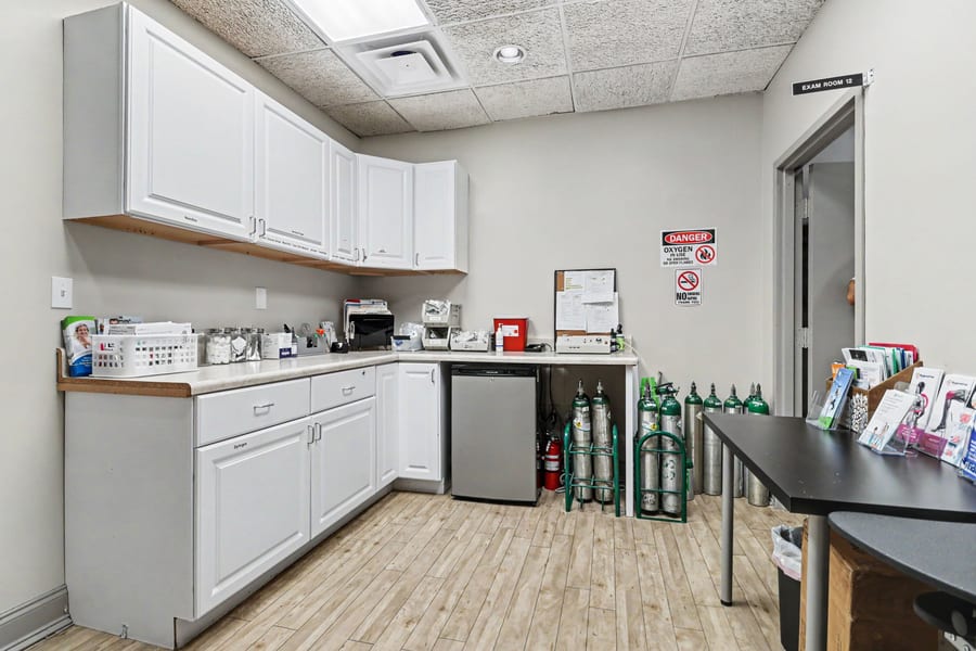The diagnostics and lab space at Progressive Medical Center in Atlanta