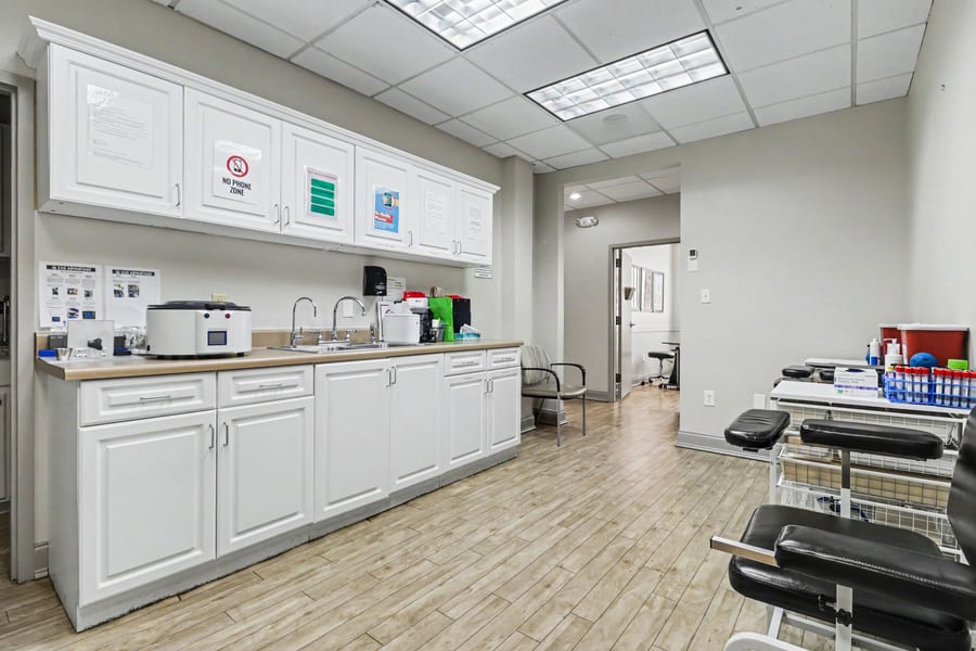 The diagnostics lab at Progressive Medical Center in Atlanta