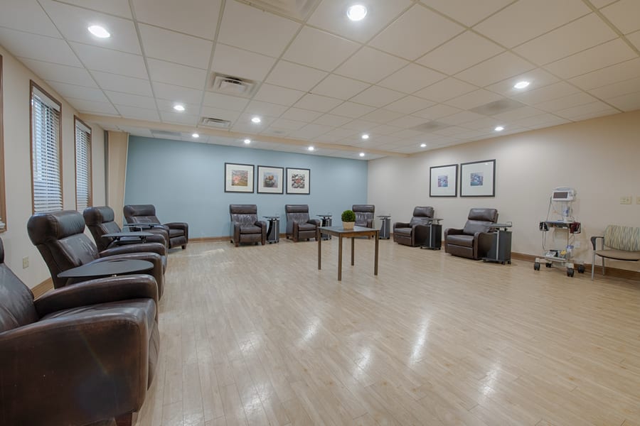 The IV therapy suite at Progressive Medical Center